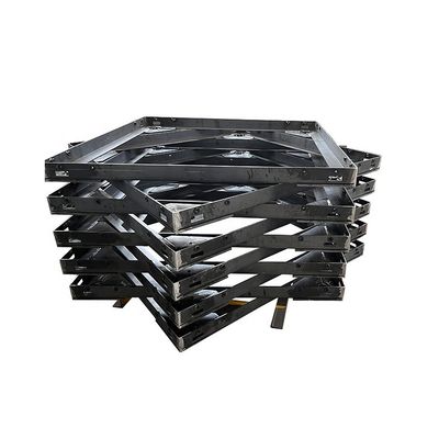 Kundenspezifische Unterstützung ODM 60*80MM 1000kg Digitale Plattform Fußbodenwaage mit Griff
