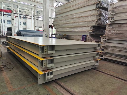 220v/50Hz Stromversorgung 80 Tonnen Kohlenstoffstahl Schwerlastlastlastwagenwaage
