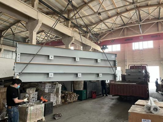 220v/50Hz Stromversorgung 80 Tonnen Kohlenstoffstahl Schwerlastlastlastwagenwaage